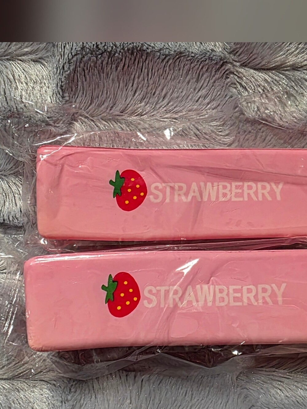 2 Pieces Strawberry Butter Squishy